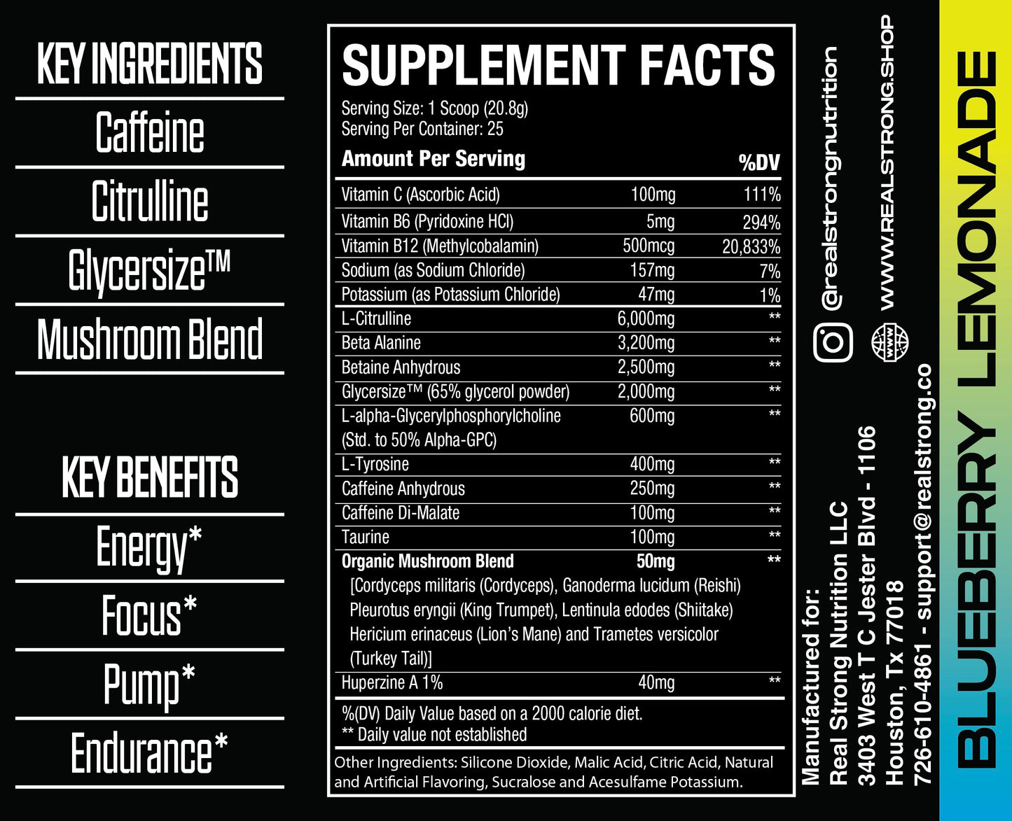 STRONG AF - Pre Workout Ignitor