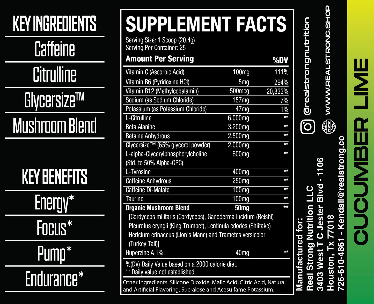 STRONG AF - Pre Workout Ignitor